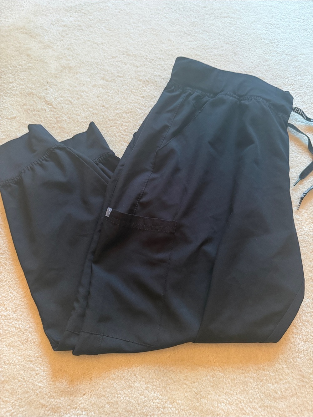 Med Couture Black Women's Jogger Scrub Pants